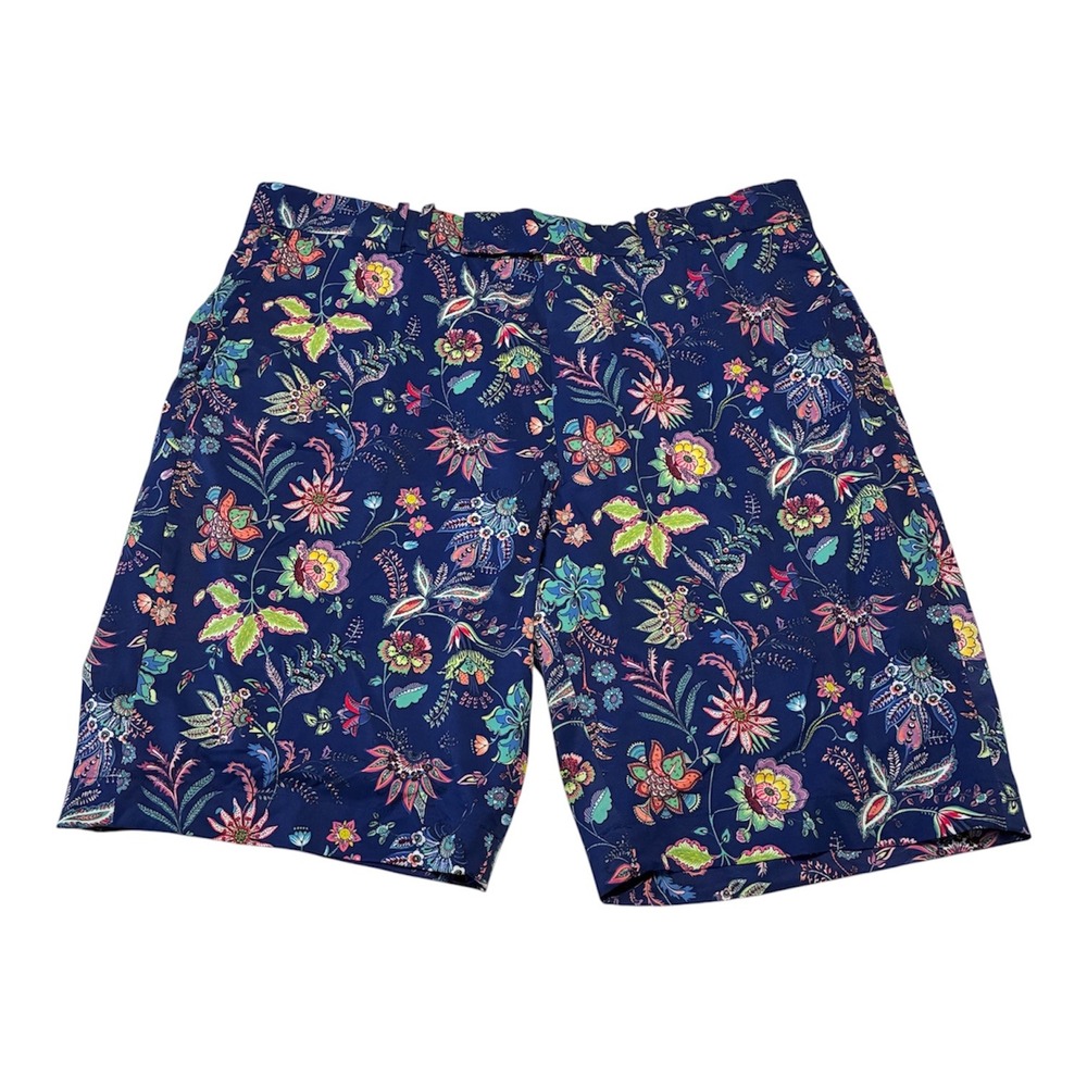 RLX Ralph Lauren Mens Navy Floral Golf Shorts Performance Tropical 35